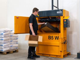 Řada B – vertikální balíkovací lisy BRAMIDAN